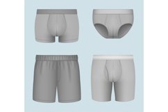 Men lingerie. Underwear pantie tipes for male sensual fashi Product Image 1