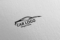 Auto Car Logo for Sport Cars, Rent, Wash or Mechanic Product Image 5