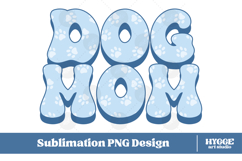 American Dog Mom 4th of July USA Paw DTF PNG Sublimation Product Image 1