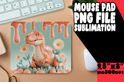 UNIQUE MOUSE MAT GIFT IDEAS, Cute Dino Product Image 1