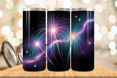 Festive Happy New Year Tumbler Wrap 2026: 20oz Skinny Tumble Product Image 1