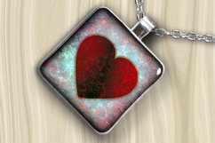 Digital Collage Sheet - Graceful Hearts Product Image 2