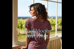 COMFORT COLORS 1717 BERRY T-SHIRT LIFESTYLE MOCKUP Product Image 2