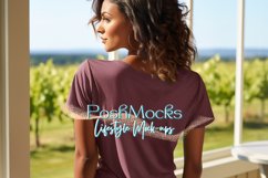 COMFORT COLORS 1717 BERRY T-SHIRT LIFESTYLE MOCKUP Product Image 1