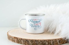Mug Mockup Enamel White Coffee Wood Slice Eco Fur Mock up Product Image 4