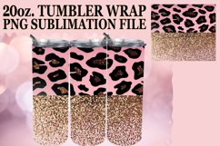 Vibrant Leopard &amp; Flower Power Tumbler Art - 20oz Product Image 1