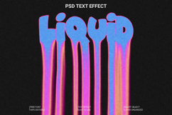 Liquid Drip Text Effect for Photoshop PSD Product Image 1