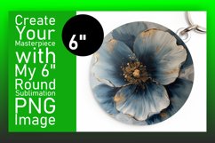 Floral Marvel: 3D Spring Round Designs Design PNG Product Image 1