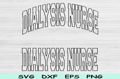Dialysis Nurse Svg Dxf Png Cut Files, Dialysis Tech Svg File Product Image 1