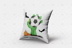 Halloween Zombie Football Hand PNG Sublimation Design Product Image 3