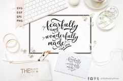 Fearfully and wonderfully made SVG PNG EPS DXF Psalm 139 14 Product Image 2