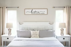 Farmhouse Sign SVG - Home Not Just A Place, But A Feeling Product Image 3