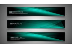 Set banner background for your design. vector graphic design Product Image 1
