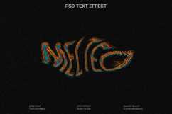 Wavy Fire Distorted PSD Text Effect Product Image 1