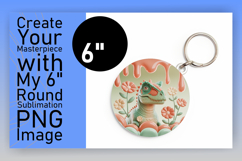 Dynamic Circle PNG for Coasters , Cute Dino Product Image 1