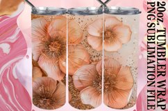 Shiny Leopard Print Tumbler Design: Sublimation - 20oz Product Image 1