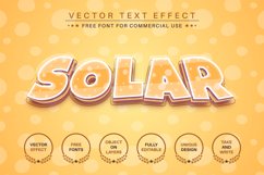 Solar - editable text effect, font style Product Image 1