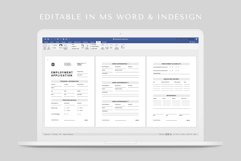 Employment Application | MS Word &amp; Indesign Product Image 2