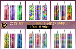 20 Oz Abstract Skinny Tumbler Bundle 1.6 Packs In One Product Image 1
