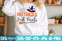 No Tricks Just Treats SVG Design,Trick or Treat SVG Product Image 2