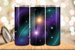 Festive Happy New Year Tumbler Wrap 2026: 20oz Skinny Tumble Product Image 1