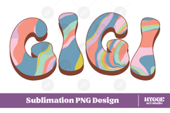 gigi Png Retro Retro Mother&#039;s Day Mom Sublimation Product Image 1