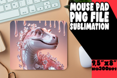SWEET MOUSE PAD INNOVATIVE PNG, Cute Dino Product Image 1