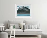 Landscape clipart|Mountain PNG Sublimation design Product Image 2