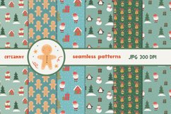 DIGITAL DOWNLOAD Christmas Print Digital Paper Scrapbook Product Image 1