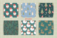 DIGITAL DOWNLOAD Christmas Print Digital Paper Scrapbook Product Image 2