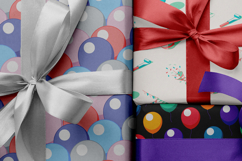 Isometric New Year Seamless Patterns - Digital Papers Product Image 5