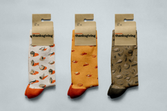 Isometric Thanksgiving Seamless Patterns - Digital Papers Product Image 2