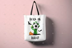 Halloween Zombie Football Hand PNG Sublimation Design Product Image 4