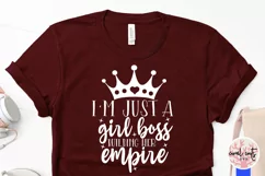 Just a girl building her empire - Women Empowerment EPS SVG Product Image 4