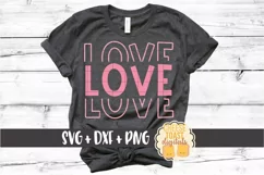 Love - Valentine's Day SVG PNG DXF Cut Files Product Image 1