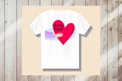 Sublimation Design for t shirt-TO MY HEART-PNG.Heart clipart Product Image 2