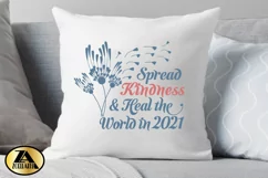 KIND SVG Positive Quote SVG PNG EPS DXF Inspirational SVG Product Image 9