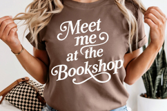 Book Lover PNG Meet Me At The Bookshop Reading Product Image 1