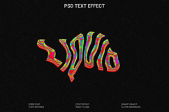 Psychedelic Wavy PSD Text Effect Product Image 1