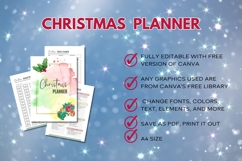 Editable Christmas Planner Canva Template Product Image 10