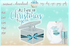 All I Want For Christmas Is You Seriously Get In The Box SVG Product Image 1