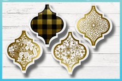 Arabesque Design Tile Mandala Ornament SVG Collection 4&quot;H Product Image 17