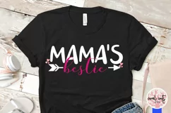 Mama's bestie - Mother SVG EPS DXF PNG Cutting File Product Image 5