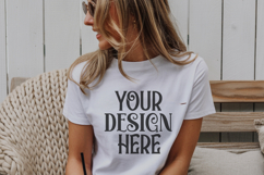 White Gildan 18000 Crewneck Sweatshirt Mockups,G18000 Product Image 1