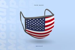 Cotton Face Mask Mockup Template Product Image 2