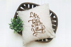 Life is better in the Village SVG Cut File Product Image 4