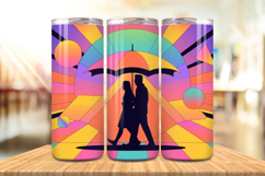 Valentine’s Day Umbrella Couple Tumbler Wrap PNG Big Bundle Product Image 5