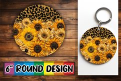 Vibrant Glittery Petal PNG Sublimation : Keychain, Coaster Product Image 1
