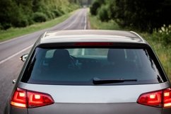 Car sticker outdoors Car decal mockup vinyl decal mock up Product Image 2
