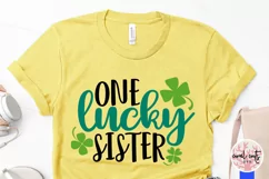 One lucky sister - St. Patrick's Day SVG EPS DXF PNG Product Image 3